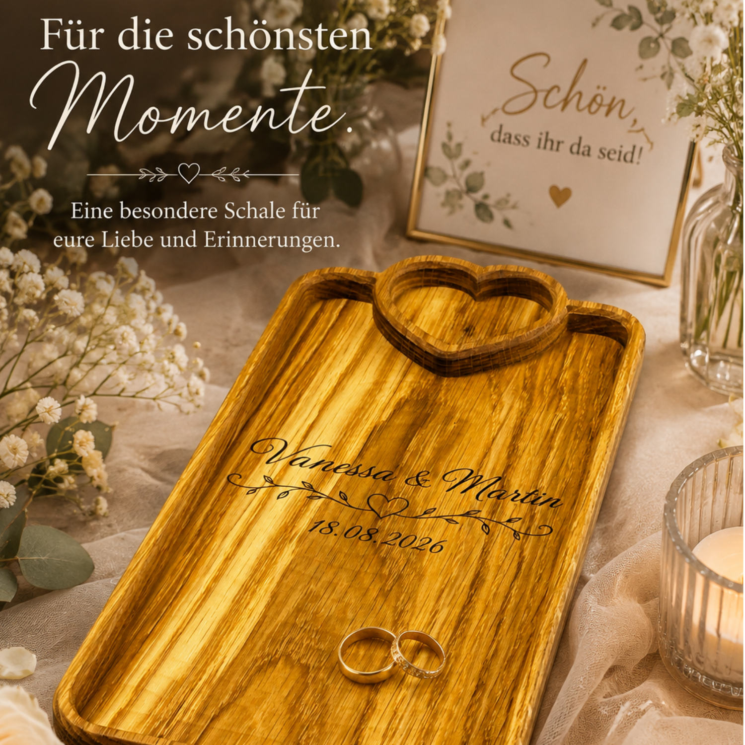 Dickes Brett - Hochzeitsschale
